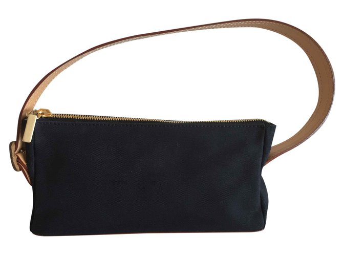 Burberry Handbag Black Cloth  ref.26650