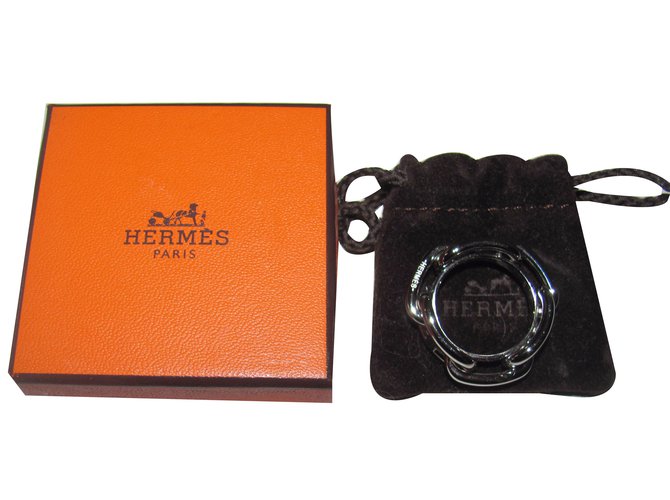 Hermès chaîne d ancre Métal Argenté  ref.26688