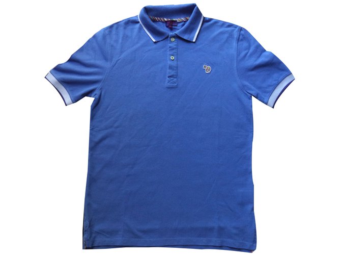 Paul Smith Top Tees Blue Cotton  ref.26709