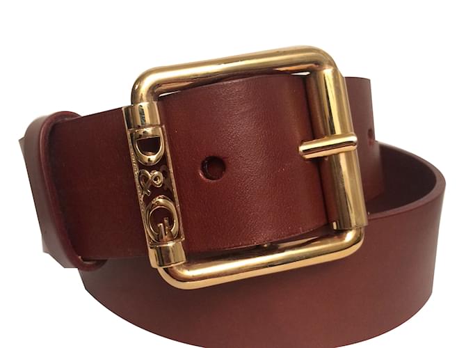 D&G Belt Cognac Leather  ref.26762