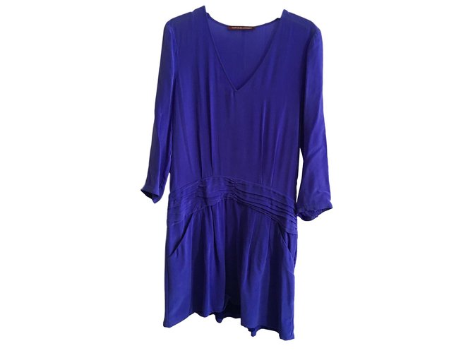 robe bleue comptoir des cotonniers