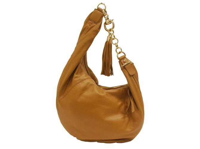 Gucci Handbag Cognac Leather  ref.26870