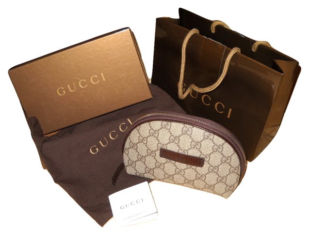 Gucci Wallets Small accessories Brown Synthetic  ref.26921