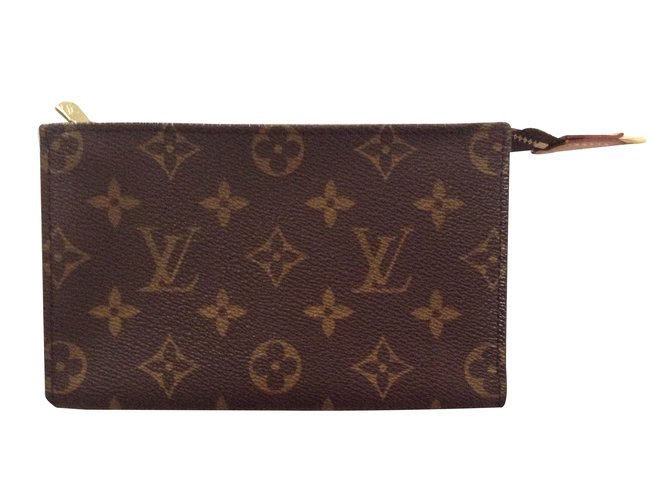 Louis Vuitton bolsa Castaño Cuero  ref.27017