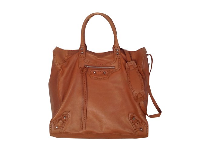 Balenciaga Handbag Caramel Leather  ref.27088
