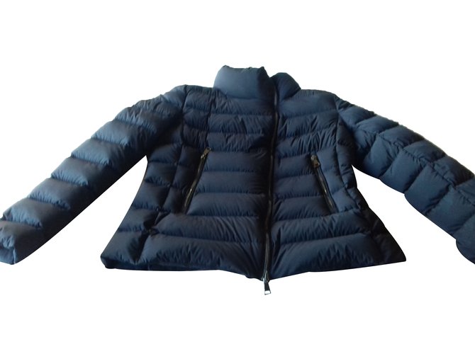 Moncler Giacca Blu Poliammide  ref.27242