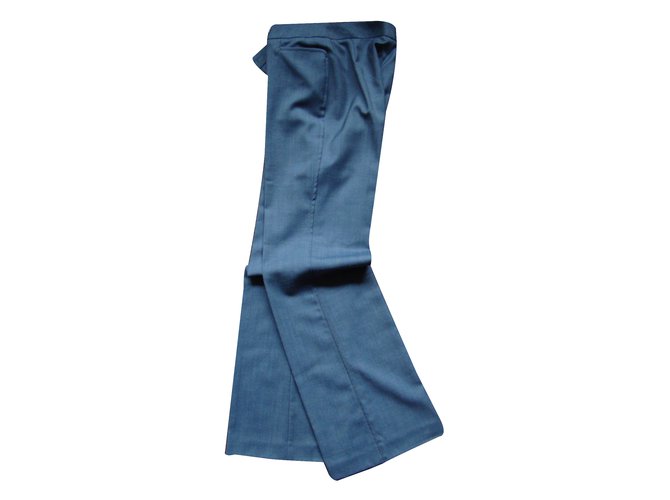 Isabel Marant Pants Blue Wool  ref.27252