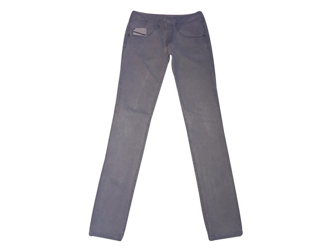 Diesel Pants Grey Cotton  ref.27280