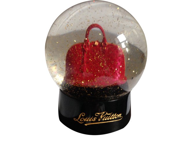 Louis Vuitton Snow globe Dark red Glass  ref.27285