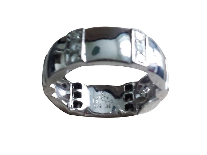 Chaumet Class One Ring aus Weißgold und Diamanten Silber