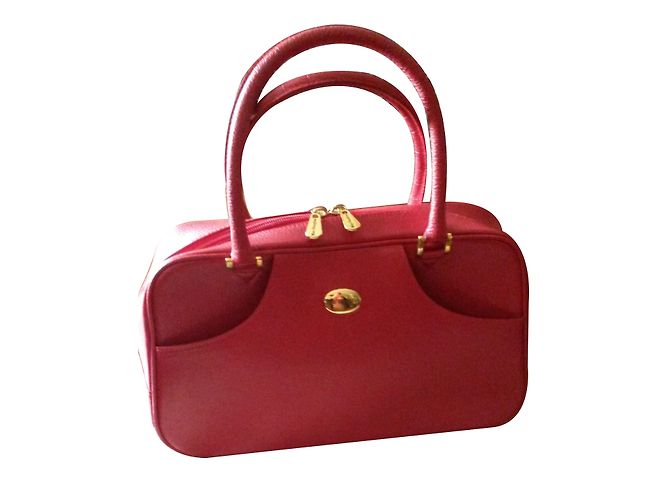 Mac Douglas Handtasche aus Leder Rot