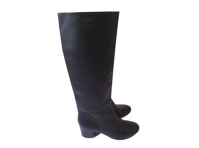 Chanel Boots Black