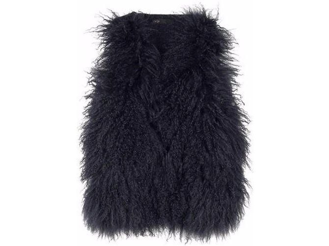 Maje Gilet di pelo d'agnello mongolo