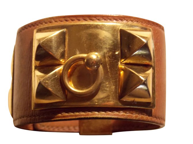Hermès Bracelet Caramel Leather  ref.27426