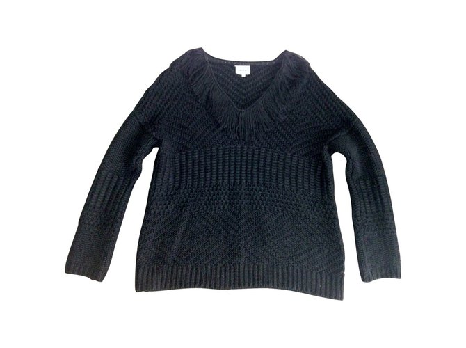 Bel Air Knitwear Black Wool  ref.27443