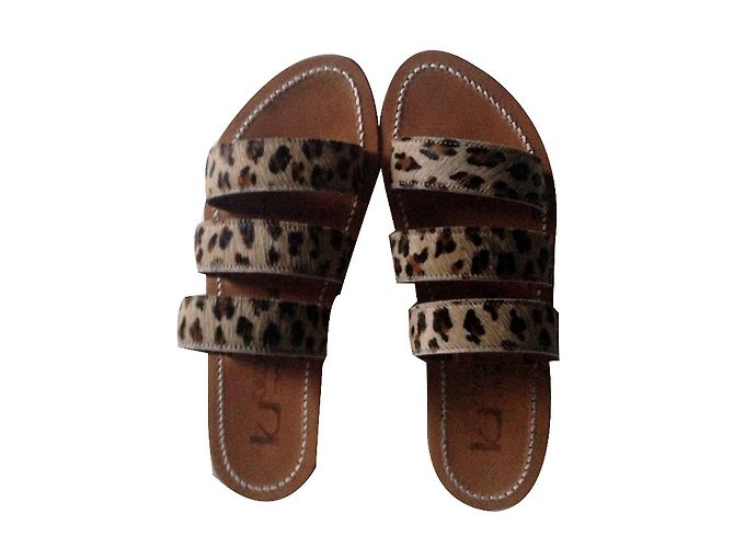 K Jacques CERNEY Estampa de leopardo