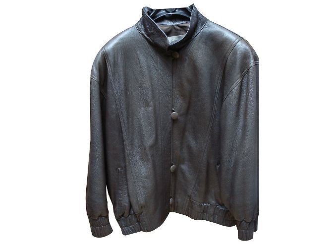 Revillon Leather Jacket Brown