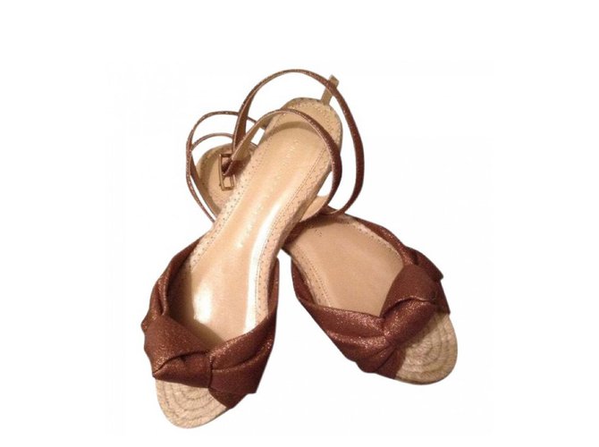 Charlotte Olympia Marina sandals Caramel  ref.27468