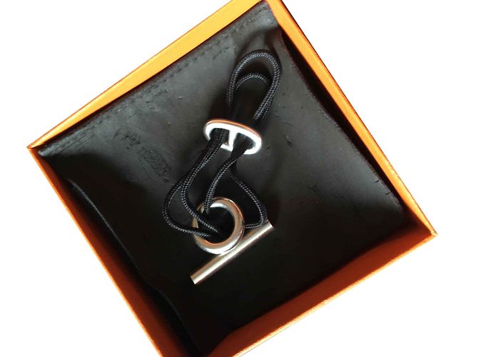 Hermès Braccialetto Argento Argento