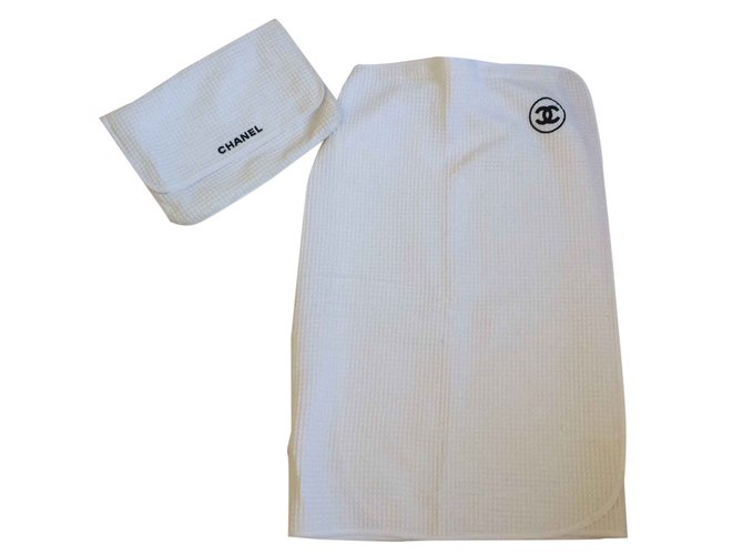 Chanel Vêtements de bain Coton Blanc  ref.27510