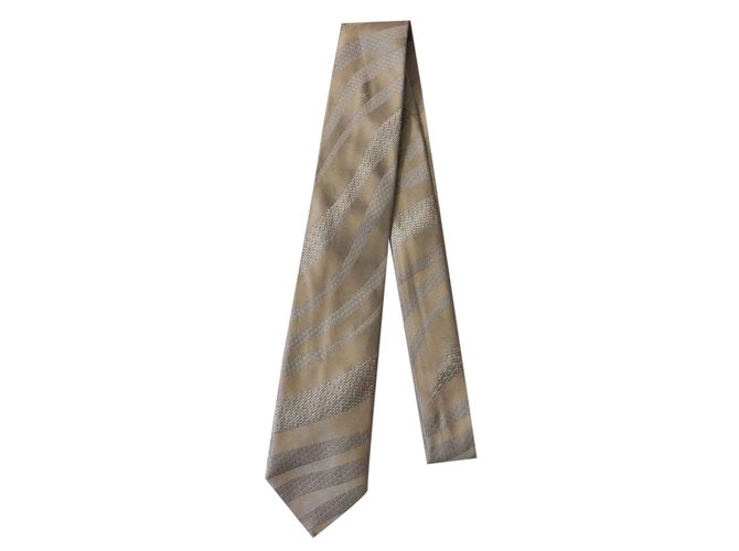 Emilio Pucci Grey tie Silk  ref.27552