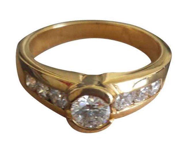 Autre Marque Ring Golden Gelbes Gold  ref.27567