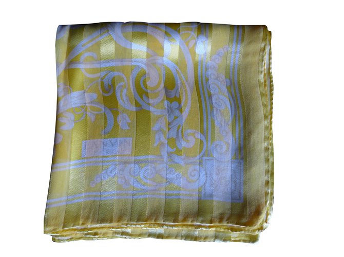 Lanvin Silk scarf Yellow  ref.27720