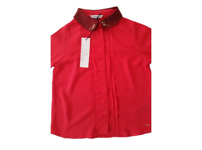 Marc Jacobs Top fille Viscose Rouge  ref.27899