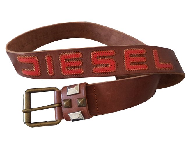 Diesel cintura Marrone Pelle  ref.27908