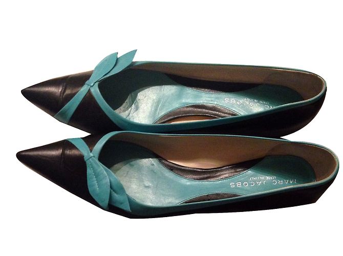 Marc Jacobs Ballet Flats Black Leather 39.5