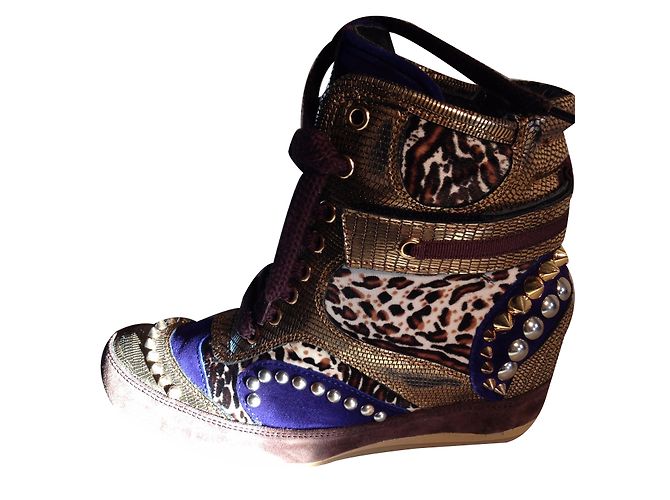 Baldan BASKETS TALON 7 CM Violet