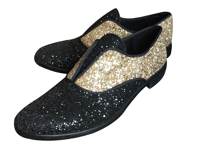 Tatoosh Luke Scarpe stringate dorate in pelle 37 D'oro