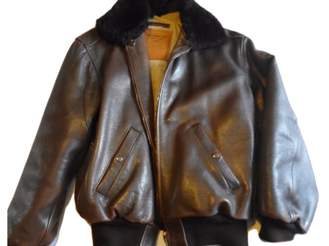 Autre Marque CHEVIGNON Jacket Brown Leather ref.28036 -