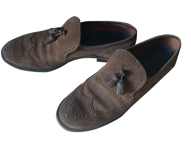 Tommy Hilfiger Mokassins Braun Leder Größe 37