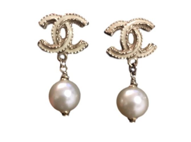 Chanel Orecchini Beige
