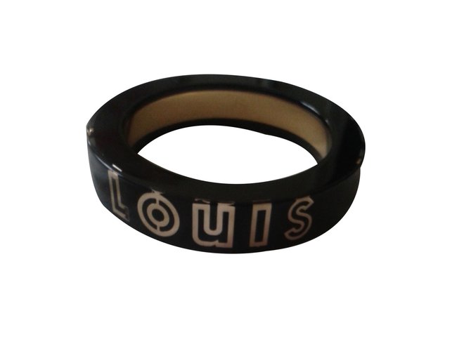 Louis Vuitton Wanted Bracelet Black Acrylic  ref.28239