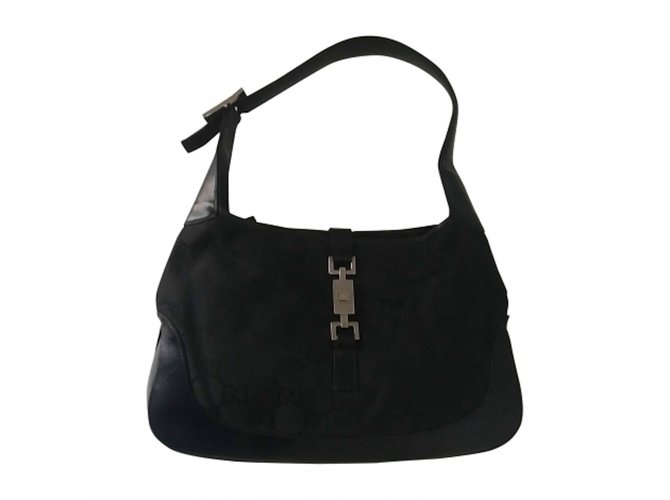 Gucci Handbag Black Cloth  ref.28264