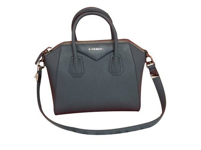 Givenchy Handbag Grey Leather  ref.28314