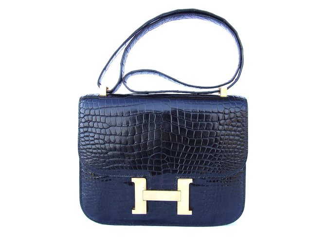 Hermès Constance crocodile Handbags 