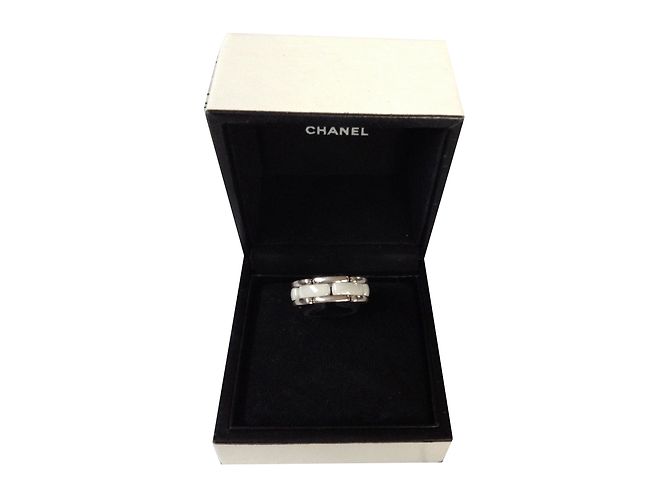 Chanel Ring Weiß Keramisch