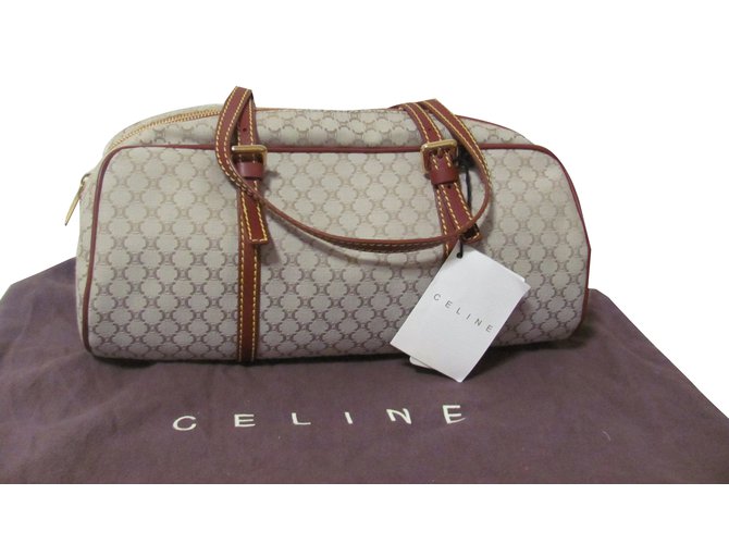 Céline Handbag Khaki Cloth  ref.28510