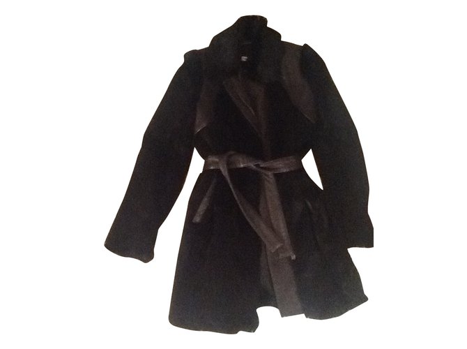 Bel Air Fur coat Black  ref.28526