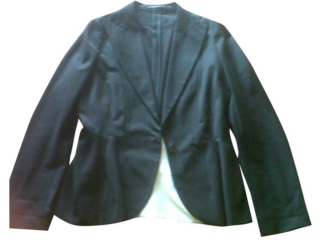 Yohji Yamamoto Y ' Yamamoto Jacket Black Cotton  ref.28629