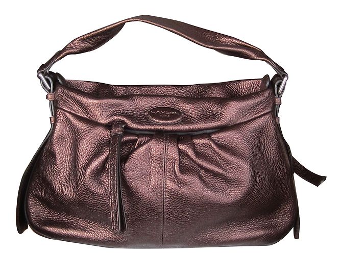 Bolsa de couro Lancel Angelina cor moca