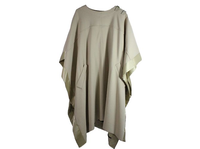 Chloé Capo in lana e cashmere beige