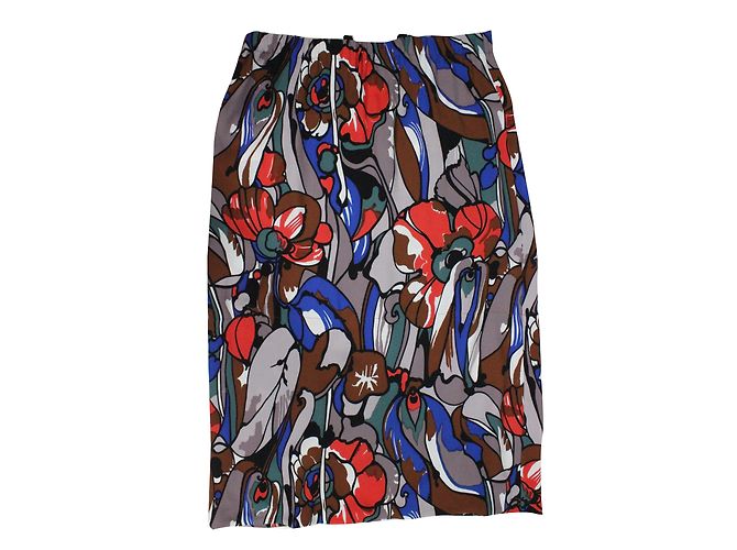Marni Midirock mit Blumenmuster aus Viscose Mehrfarben
