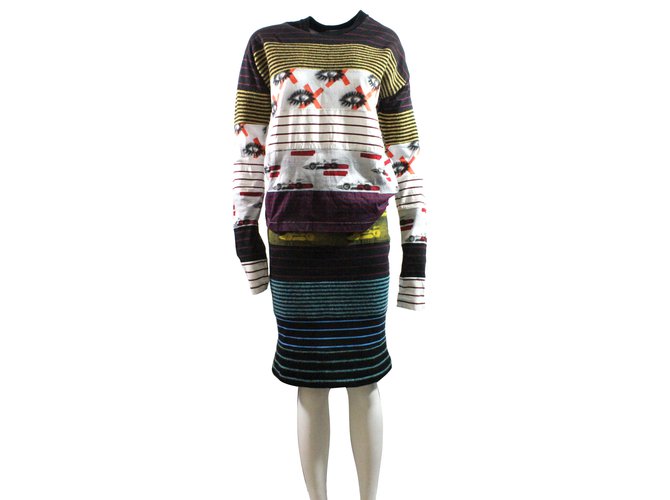 Prada Top + Skirt Multiple colors  ref.28681