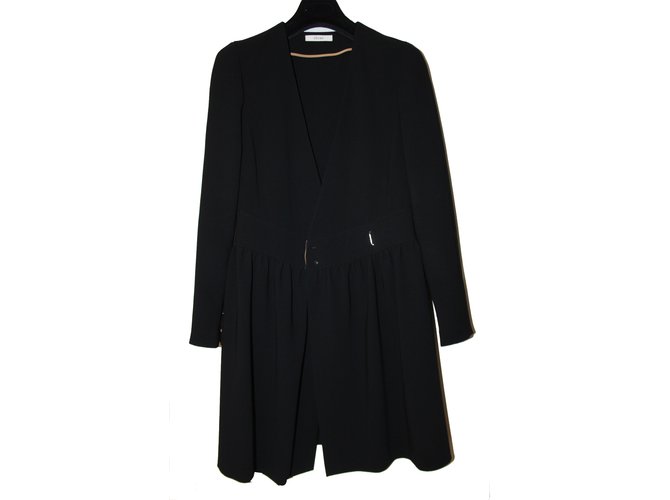 Céline Jacket Black Silk Triacetate  ref.28697