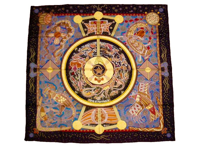 Hermès Cachecol Multicor