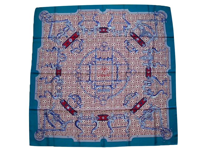 Hermès Sciarpa seta Multicolore